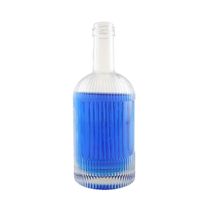 Usine personnalisée 700ml 750ml Liqueur Vodka Whisky Jus Boisson Bouteille en verre Entreprise de fabrication