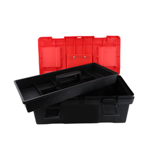 Portable Plastic Toolbox Extra Large 100l Capacity Flip Top With <b>Tool</b> Tray Household <b>Storage</b> <b>Box</b> - Product Image 1
