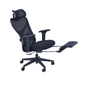 Silla de Oficina Ergonómica Moderna Minimalista con Respaldo Alto de Malla, Reclinable para Siesta, Silla Ejecutiva para Gaming, Ajustable en Altura - Product Image 1