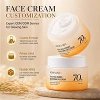 Crème Visage Blanchissante Personnalisable Glycérol Céramide Acide Hyaluronique Hydratation Profonde Réduction des Pores Anti-Rides
