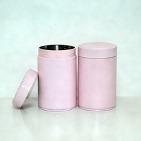 Vente en gros d'usine, boîte ronde en étain de 250 à 500 g avec couvercle hermétique pour thé, café, matcha, biscuits, emballage métallique de luxe, étiquette personnalisée