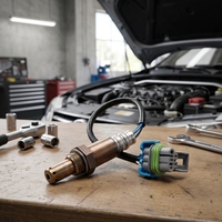 Capteur d'oxygène SAE, capteur de rapport air-carburant O2, remplacement universel, capteur automobile avec connecteur 4 broches