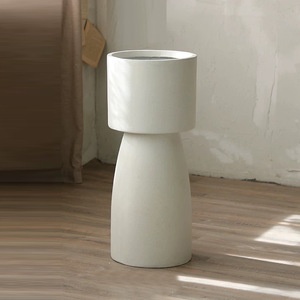 <span class=keywords><strong>Maceta</strong></span> moderna tallada a mano ecológica grande de cemento de magnesio de <span class=keywords><strong>pie</strong></span> alto creativa para <span class=keywords><strong>maceta</strong></span> de plantación de sala de estar 3-6L - Product Image 3