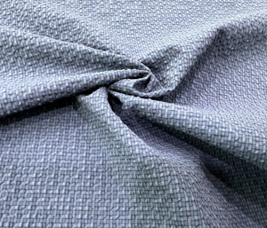 Tissu crêpe à petites bulles bleu clair, tissu jacquard à carreaux tridimensionnels pour robe, chemisier et vêtements féminins - Product Image 1