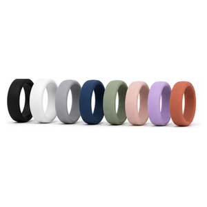 Lot de 8 protections d'anneau extra épaisses pour Oura Ring 4 Gen 3, ensemble de protection en silicone à coussinets, protection contre les chocs lourds, convient aux tailles US 4 à 15 - Product Image 1