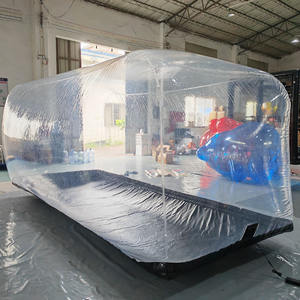 Открытый прозрачный Автомобильный дисплей палатка против пыли автомобильный чехол для хранения надувной парковочный защитный укрытие - Product Image 6
