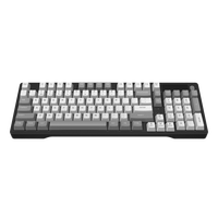 Clavier de jeu RGB 97 touches sans fil avec écran rotatif personnalisé, clavier mécanique