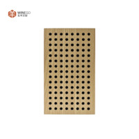 WINEGO NRC Panneaux acoustiques perforés Art déco insonorisés abordables Panneau acoustique mural perforé ignifuge