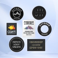 Logo personnalisé de transfert de chaleur 3D en relief TPU PVC caoutchouc troupeau Silicone patch thermocollant étiquettes d'impression