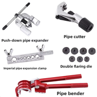 Kit d'outils d'élargissement et de cintrage de tubes en gros, 7 trous, pour tubes en cuivre, tubes en aluminium, outil de climatisation