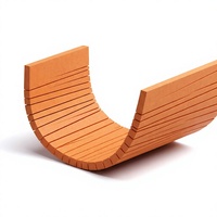 Panneau acoustique en polyester en forme de U pour l'absorption acoustique des panneaux acoustiques