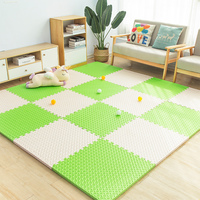 Tapis de sol en mousse eva haute densité, accessoires utiles pour jonction, couleur orange, facile à nettoyer pour les Centres de Fitness