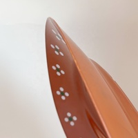 36 pièces/ensemble Assiettes mexicaines en plastique marron de 13 pouces (33 cm) au design traditionnel circulaire pour mariage mexicain, fête de naissance ou baby shower