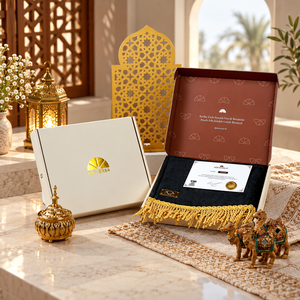 Discover exceptional comfort with a spacious black <b>prayer</b> <b>mat</b> crafted for a more focused and peaceful <b>prayer</b> experience - Product Image 5