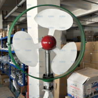Accueil Mini 2KW 5KW 10KW petits générateurs prix pôle lames à axe vertical contrôleur de flux axial éoliennes