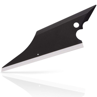 Spatule A40 en ABS noir pour application de film de protection automobile et revêtement en caoutchouc
