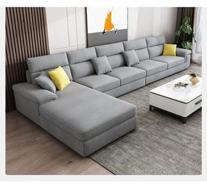 رخيصة غرفة المعيشة الأثاث L شكل الكتان التكنولوجيا القماش قطاعات مجموعة أريكة الأثاث غرفة المعيشة - Product Image 3