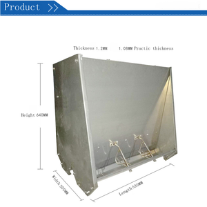معلف خنازير مزدوج الجوانب عالي الجودة مصنوع من الفولاذ المقاوم للصدأ - Product Image 2