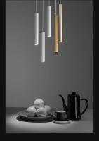 Luminaires suspendus carrés modernes à LED COB miniatures homologués ETL, AC120V, hauteur réglable, en aluminium, avec variateur d'intensité et télécommande, pour cuisine et salle à manger