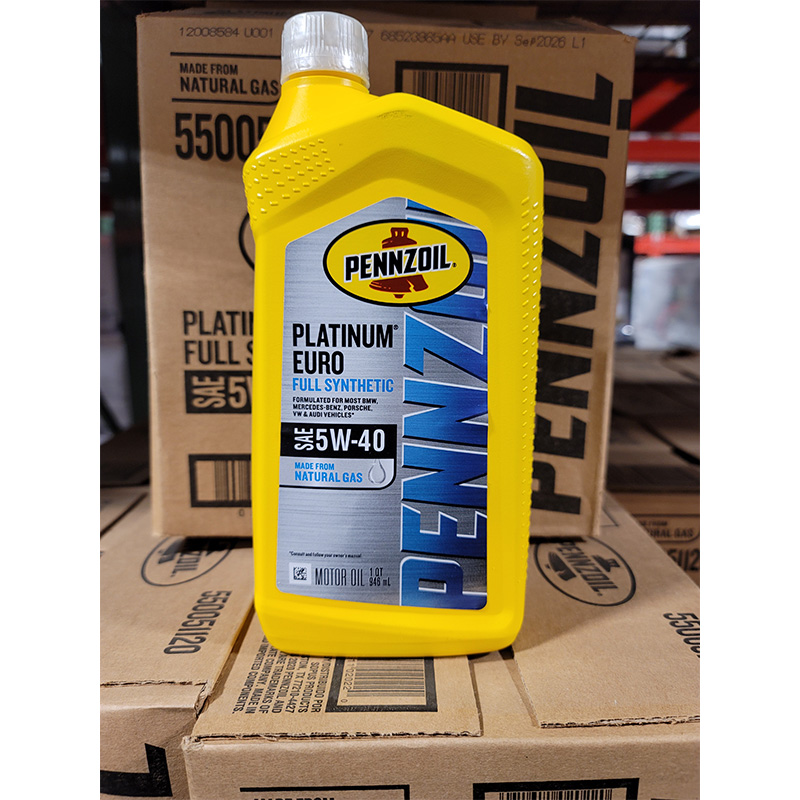Pennzoil Platinum Euro Full Synthetic 5W-40 Motor Oil
