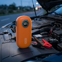 Démarreur de batterie 12V 1500A, Power Bank 10000mAh, chauffe-mains portable, charge rapide QC, lampe torche LED SOS, camping, urgence
