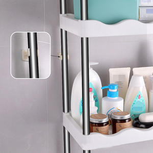 רב-שכבתי צינור צינור מדף חדר אמבטיה אחסון מדפים שמירה על מחסן שירותים - Product Image 5