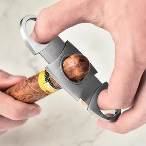 Accesorios personales para cigarros, tijeras <span class=keywords><strong>de</strong></span> Metal <span class=keywords><strong>de</strong></span> doble hoja, cortadoras profesionales - Product Image 4