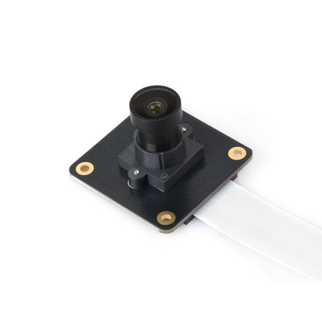1.6MP Mono Global Shutter Camera M12 Lens 130° FOV IMX296 Sensor USB Machine Vision Camera Module for Raspberry Pi 5/4B/Zero