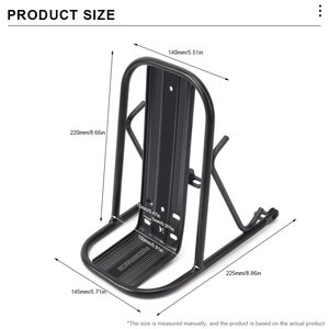 Portapacchi Anteriore in Lega di Alluminio RIDERACE per Bicicletta, Supporto per Borse e Bagagli, Accessorio per Bici - Product Image 6