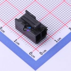 VHR-2N-BK Housing (Wire-to-Board / Wire-to-Wire) P=3.96mm Connector 1x2P 3.96mm VH 1 - Product Image 1