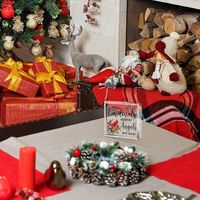 Ornements carrés en acrylique Transparent ensemble de cadeau de confession commémorative Table maison cadeaux d'affaires Plaque debout