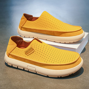 Chaussures noires à enfiler pour jeunes Bull, bout rond, tige synthétique respirante, semelle intermédiaire en EVA, semelle extérieure en caoutchouc, doublure en maille pour l'été - Product Image 5