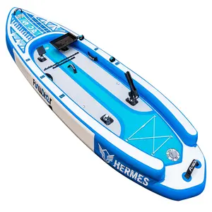 2023 New design OEM factory fish sup inflatable floating fishing board Funwater pvc paddle board fishing boat isup
