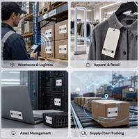Etiqueta Adhesiva Imprimible Mi4015 UHF 860~960MHz RFID para Gestión de Logística, Comercio Minorista y Ropa