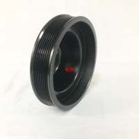 L-TOP 8 rainures 35 #   Poulie de moteur adaptée aux moteurs de niveleuse, de tracteur et d'excavatrice 6D114 Poulie de ventilateur
