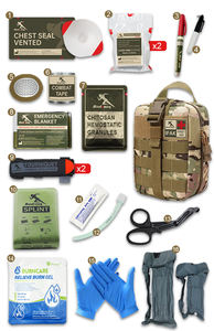 Medresq応急処置キット個別の戦術的出血キットトラウマサバイバル緊急キットをカスタマイズ - Product Image 6