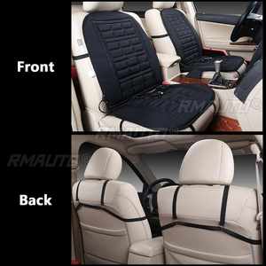 Coussin chauffant double siège en coton 12V pour voiture, chauffe-siège électrique hiver, housse chauffante domestique, tapis chauffant pour voitures - Product Image 6