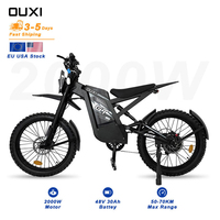Vélo de montagne électrique OUXI GT2000, stock UE/US, vélo de montagne électrique à suspension intégrale, vélo de montagne électrique à double suspension, dirtbike