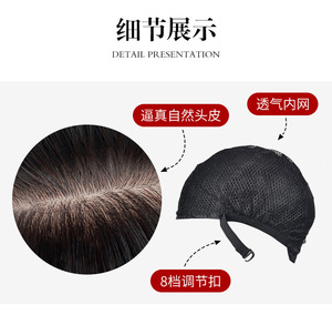 <span class=keywords><strong>Peluca</strong></span> de Cabello Largo y Ondulado Negro para Mujer, 36 Pulgadas, Resistente al Calor, Sintética, Suave, Ondulada y Rizada - Product Image 3