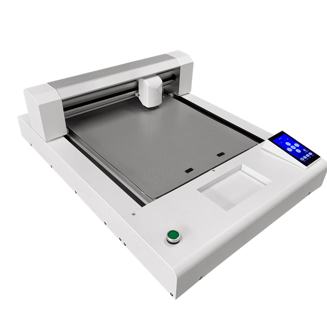 A3 Mini Flatbed Vinyl Cutter Contour Full Cut Platform Cutting Plotter for Crystal Labels Stepper Motor Driver Works DTF Printer