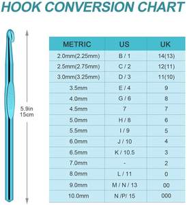Juego de <span class=keywords><strong>agujas</strong></span> de tejer de aluminio profesional, juego de ganchillo ergonómico de <span class=keywords><strong>tulip</strong></span>án para ganchillo con <span class=keywords><strong>agujas</strong></span> romas de ojo grande - Product Image 3