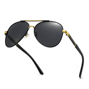 Gafas de sol de aviador para hombre, lentes polarizadas UV400 TAC, montura de aleación de cobre, montura completa, gafas para conducir y pescar, Túnez - Product Image 1