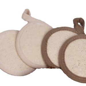 Éponge de loofah naturelle réutilisable, écologique, non parfumée, couleur personnalisée, lingette nettoyante pour le visage, serviette démaquillante pour le bain, pour un usage quotidien - Product Image 5