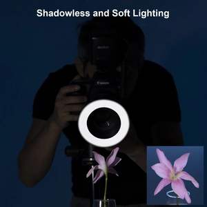 Godox-Luz de <span class=keywords><strong>Flash</strong></span> Speedlite con anillo <span class=keywords><strong>macro</strong></span> ML150II para cámara Canon, <span class=keywords><strong>Nikon</strong></span>, Pentax, Sony, Olympus - Product Image 5