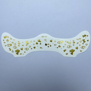 Custom Logo Gold Foil Freckle <b>Tattoo</b> Stickers Sparkle Laser Temporary Makeup Sticker for Face Body Decoration - Product Image 2
