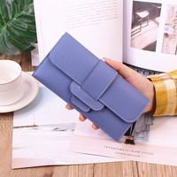 Dompet wanita saku modis dompet kulit PU kecil kustom dompet pendek wanita untuk wanita modis tahan air