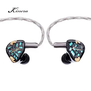 Kinera OEM In Ear צג חוטי Iem Hifi אוזניות 5 דרייבר 3.5 מ""מ Hd סטריאו Iem In Ear אוזניות חוטיות למוסיקאים