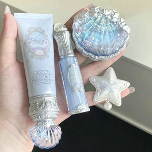 Flower Knows Série Shell's Jewel : Gloss à lèvres, Teinte à lèvres, Fard à joues, Fard à paupières, Enlumineur, Poudre parfumée, Miroir <span class=keywords><strong>de</strong></span> poche - Product Image 4