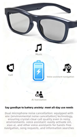 Nouvelles Lunettes Audio Intelligentes Électrochromiques Alibaba 2025 JS-22 PRO, Traducteurs Intelligents, Protection UV, Recharge Magnétique