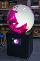 Objectif fisheye 180 degrés pour projecteur EX-16K, projection en dôme HD pour écran sphérique